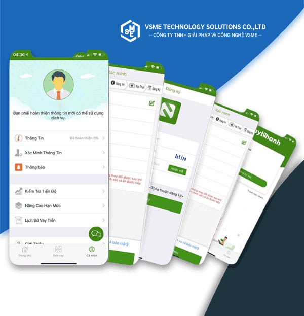 Thiết kế APP vay tiền online