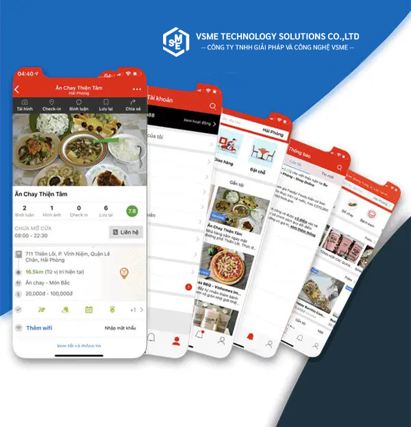 Thiết kế APP nhà hàng