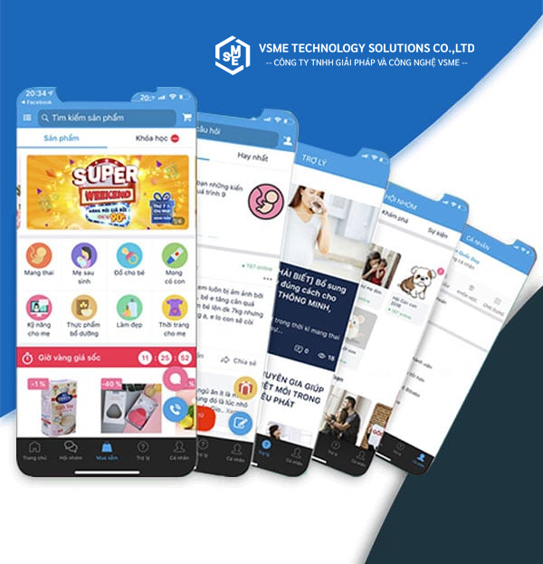 Thiết kế APP an tâm làm mẹ