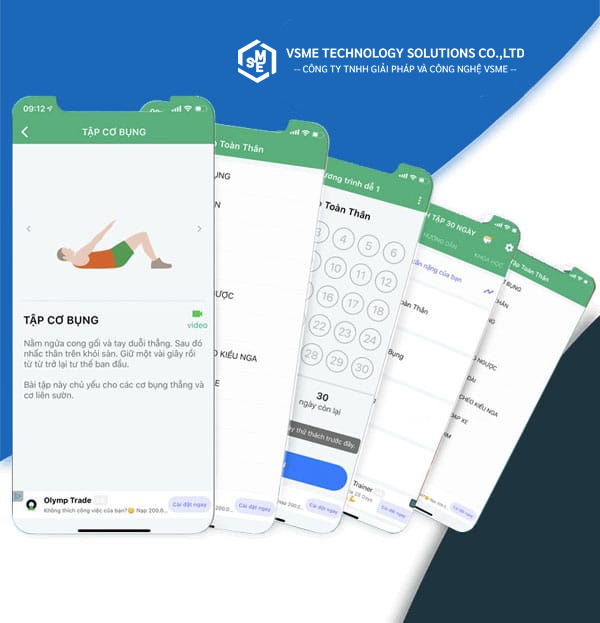 Thiết kế APP tập thể lực