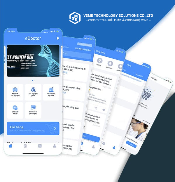 Thiết kế APP xét nghiệm máu
