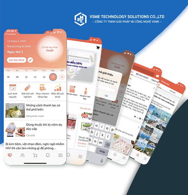 Thiết kế APP sức khoẻ mẹ và bé