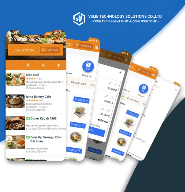 Thiết kế APP đặt đồ ăn