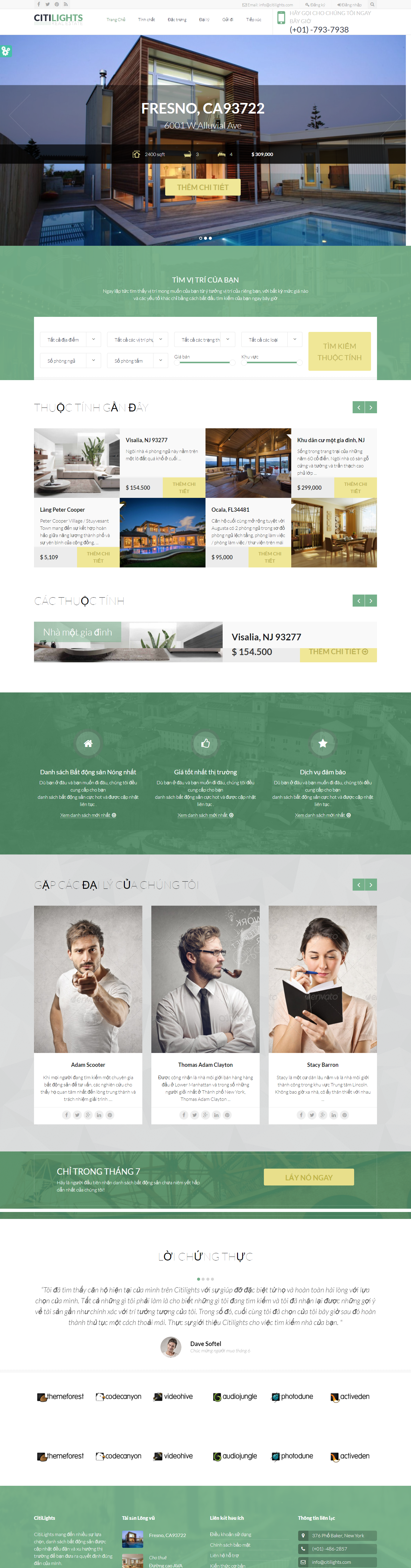 Mẫu website bất động sản-xây dựng 001