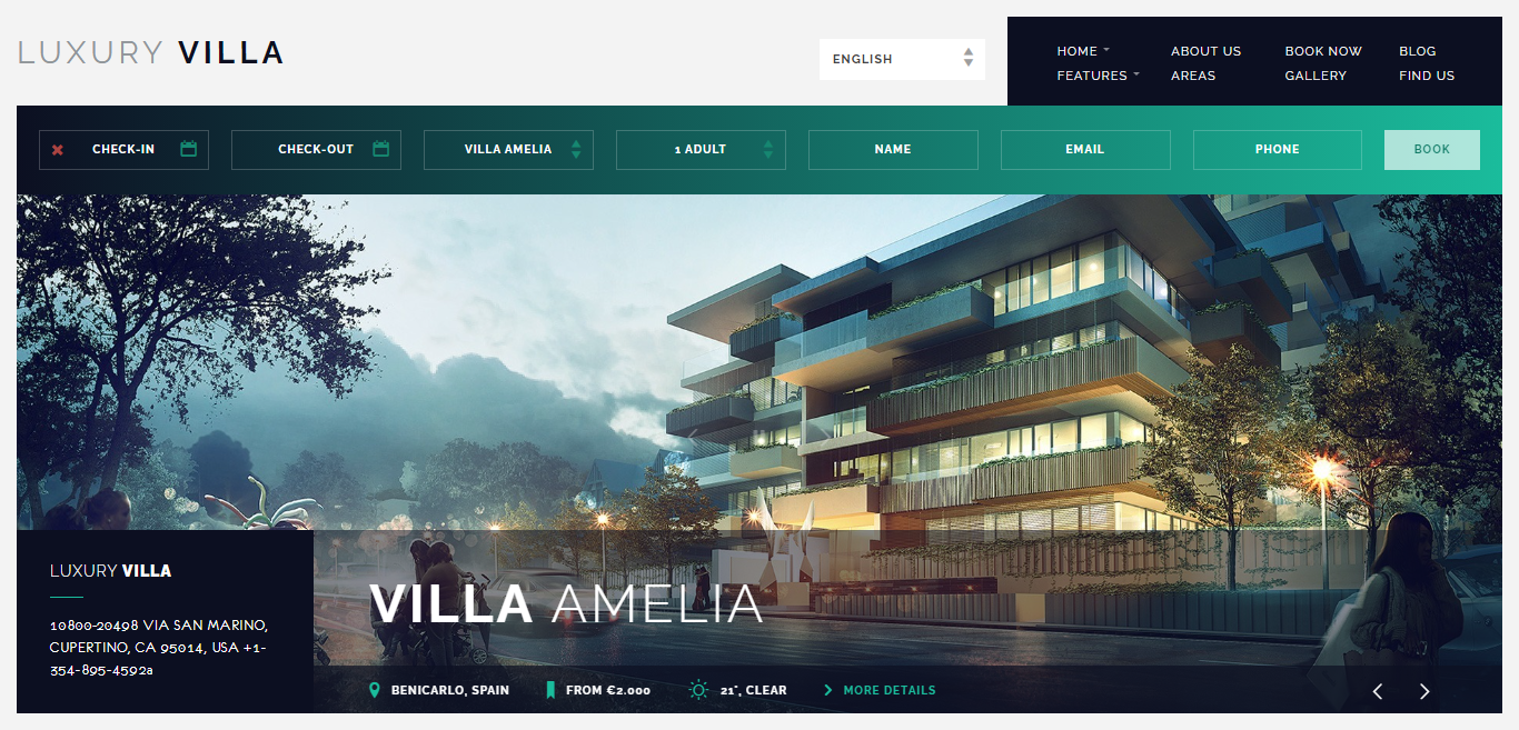 Mẫu website bất động sản-xây dựng 003