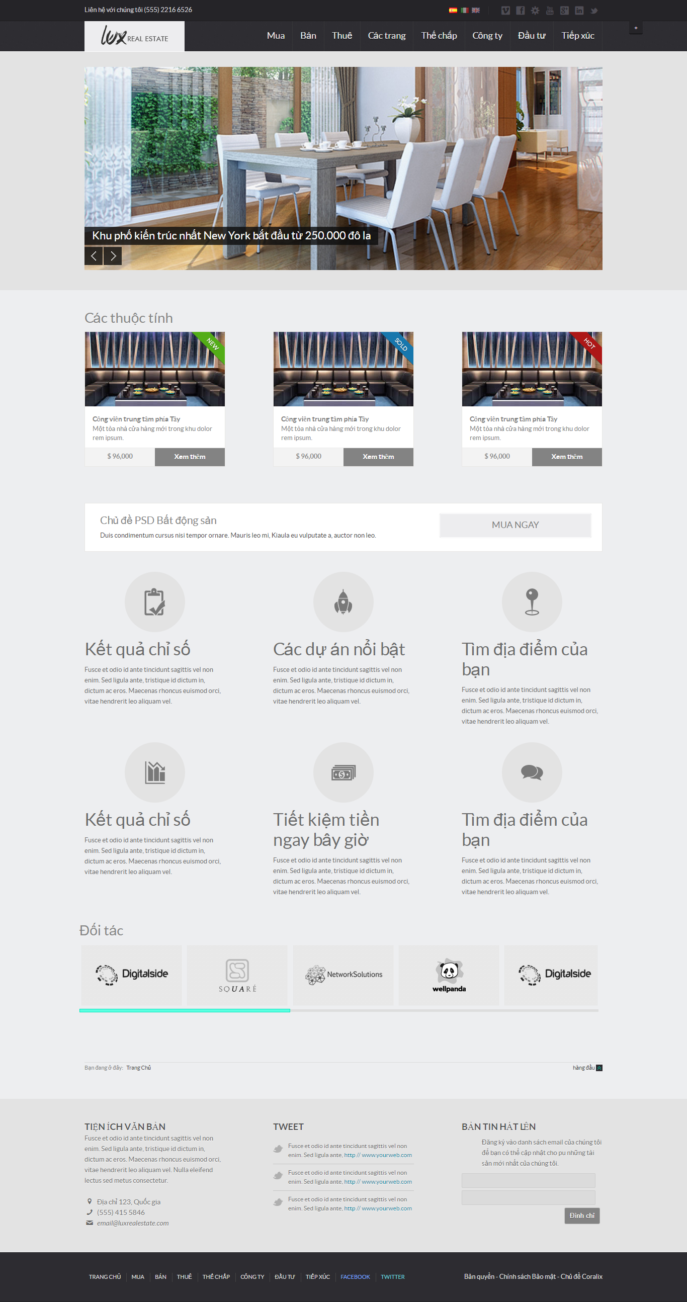 Mẫu website bất động sản-xây dựng 004