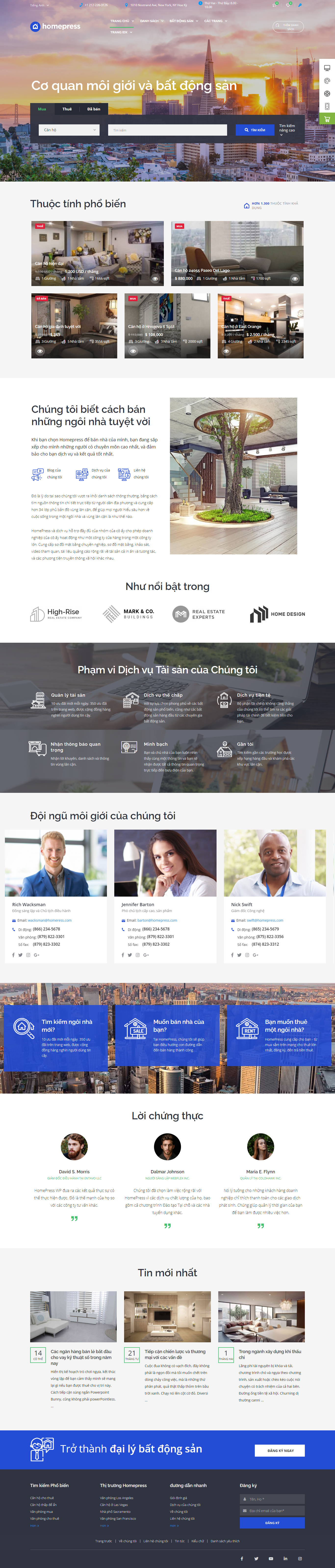 Mẫu website bất động sản-xây dựng 009
