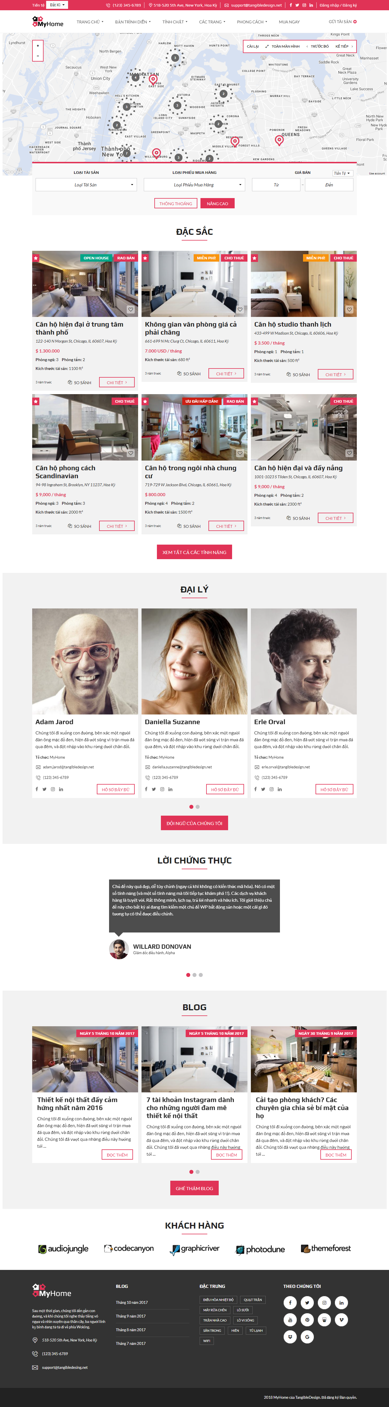 Mẫu website bất động sản-xây dựng 015