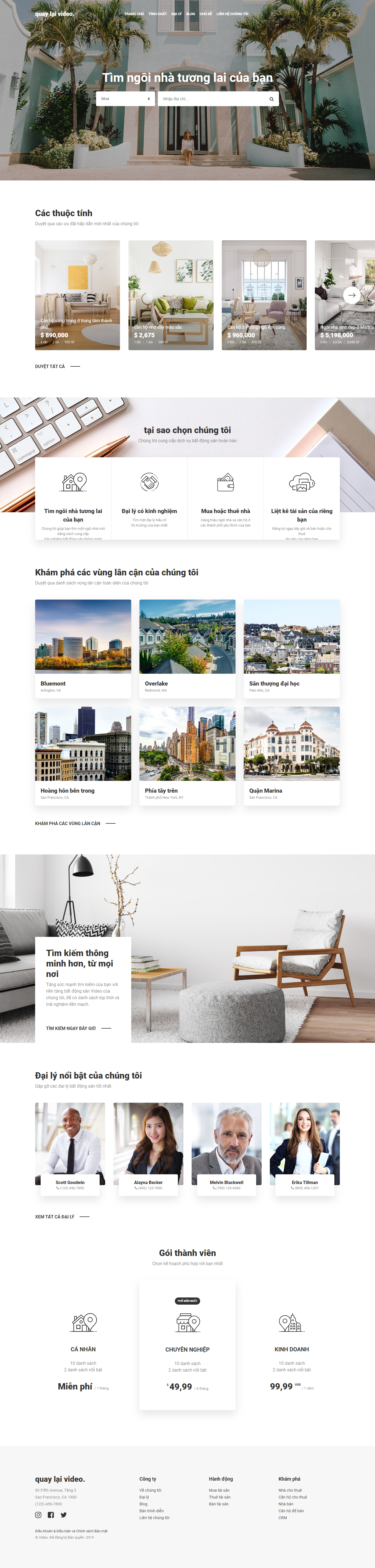 Mẫu website bất động sản-xây dựng 017