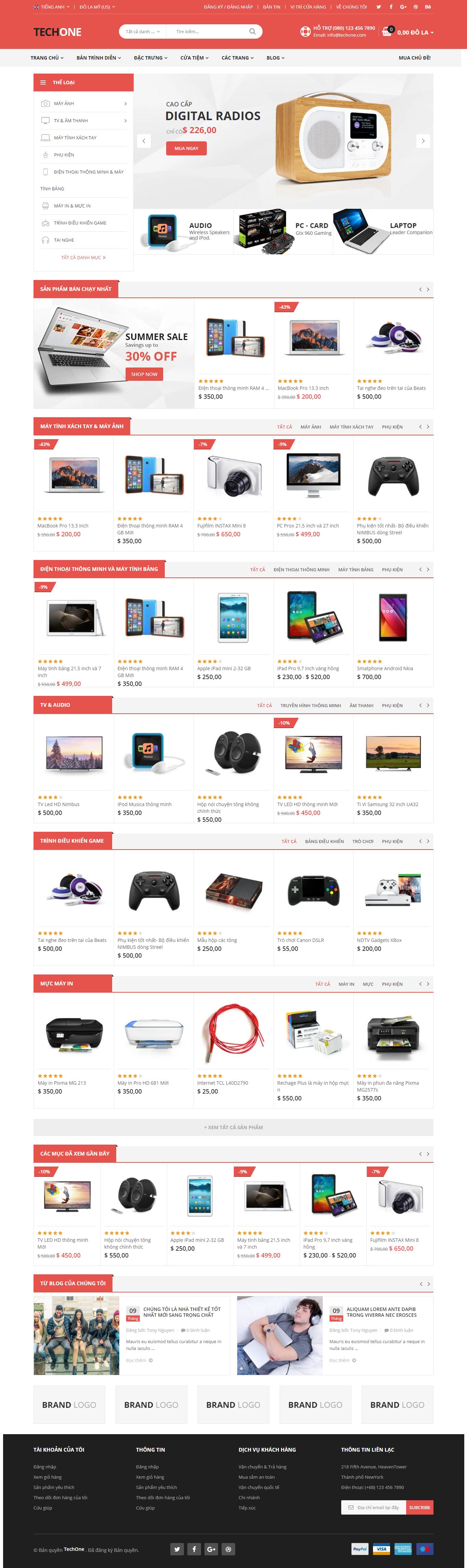 Mẫu website công nghệ- kỹ thuật 005