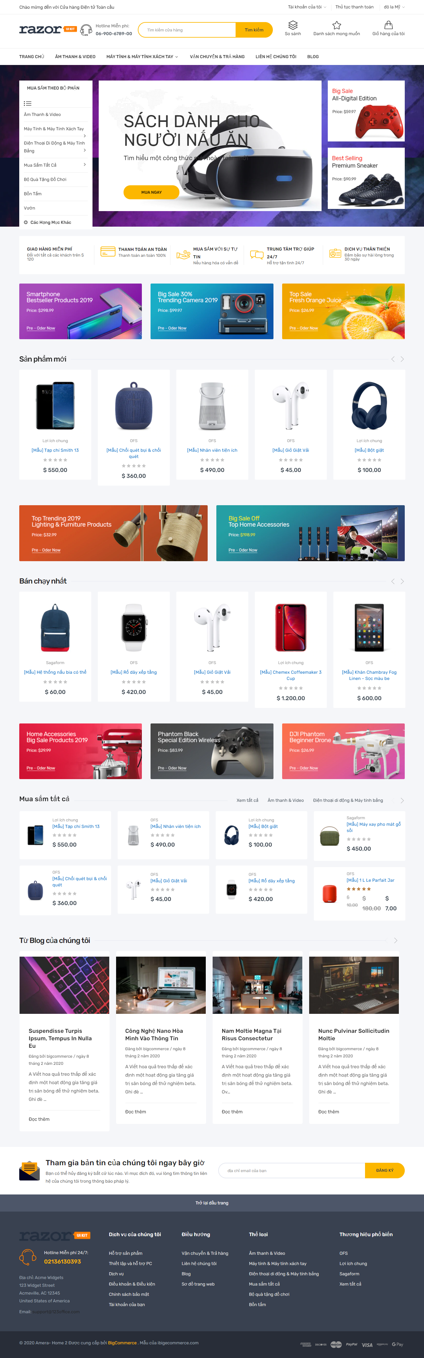 Mẫu website công nghệ- kỹ thuật 016