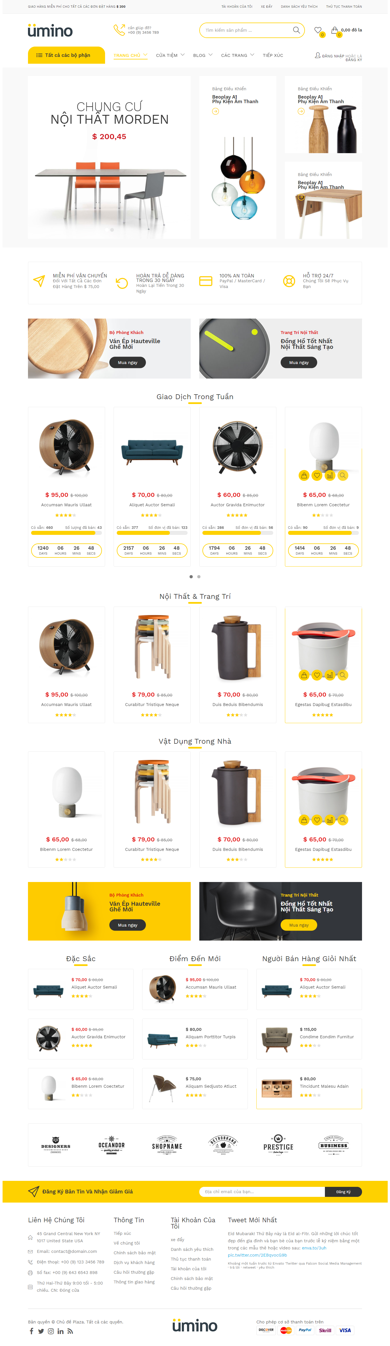 Mẫu website  đồ gia dụng- sinh hoạt 007