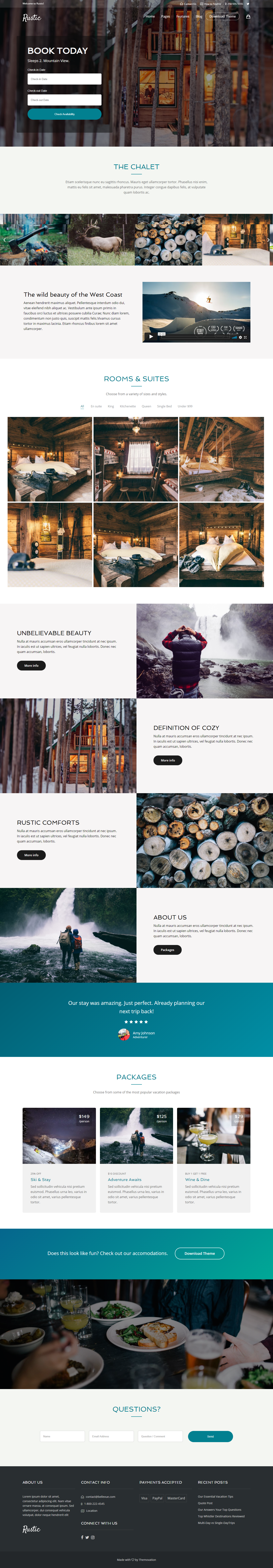 Mẫu website  khách sạn 009