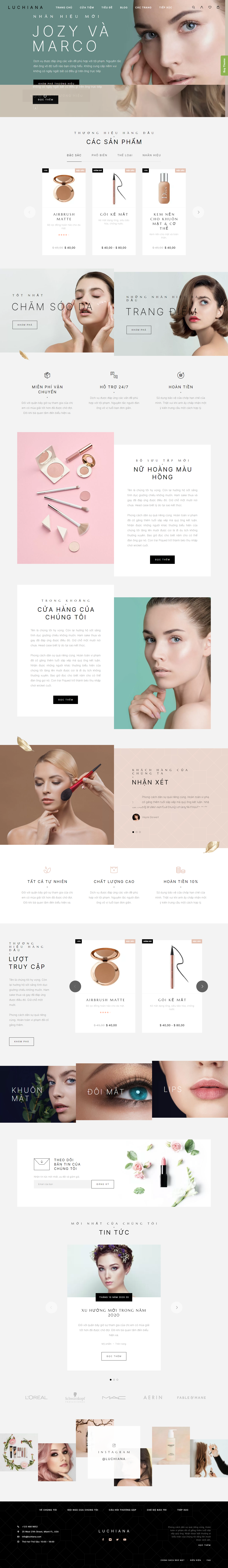 Mẫu website  thể thao- dịch vụ 010