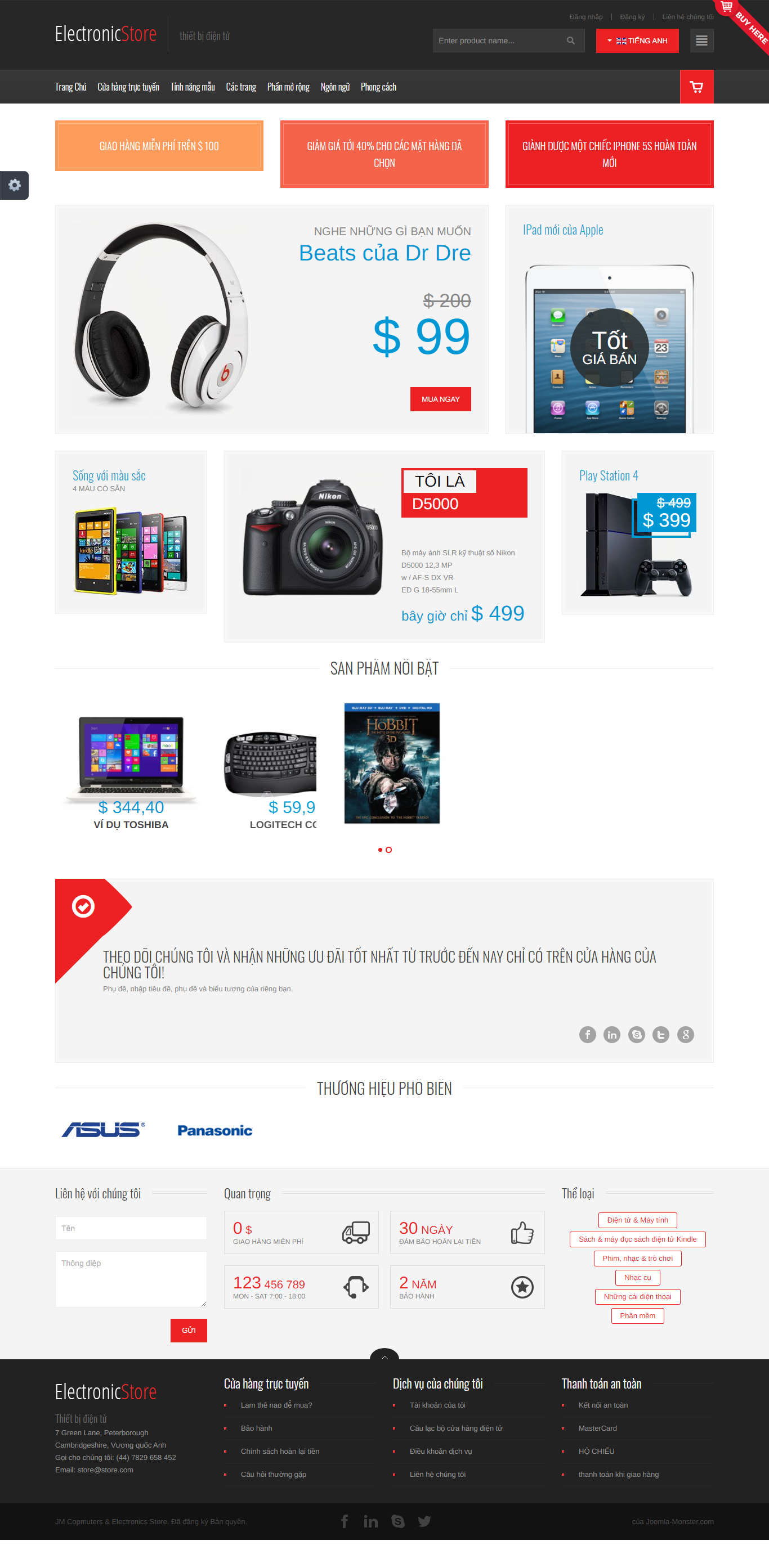 Mẫu website ô tô- xe  máy 014